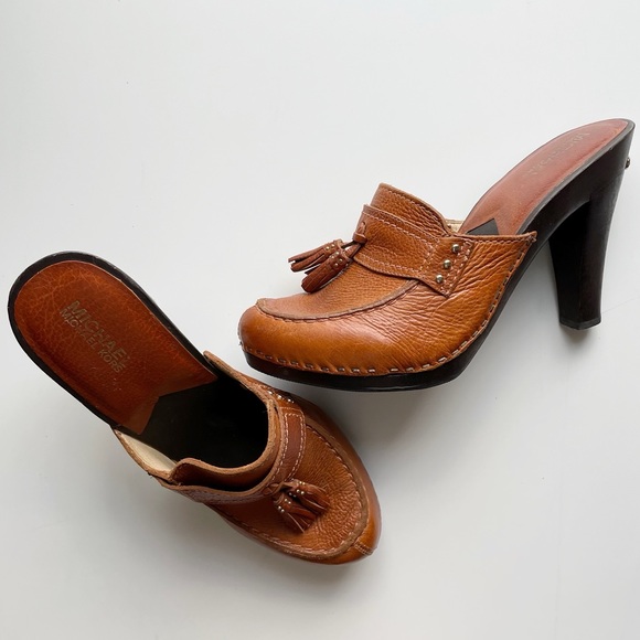 Michael Kors Shoes - Michael Kors | Cognac Tassel Mules